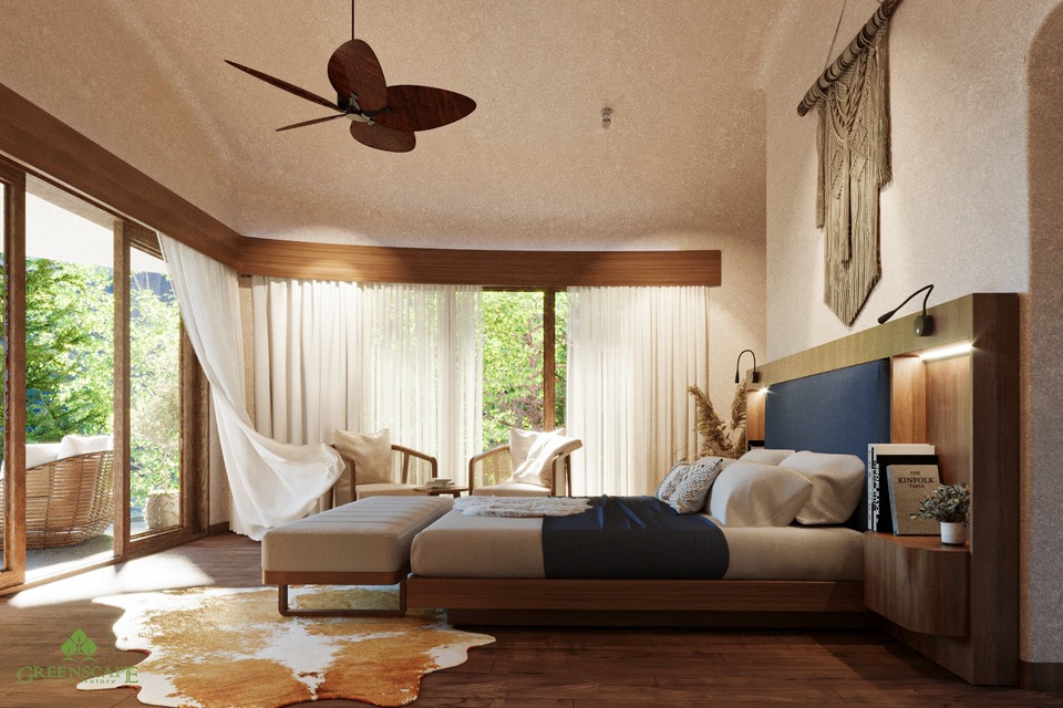 Ngôn ngữ thiết kế độc bản tại biệt thự nghỉ dưỡng Parahills Resort Hòa Bình - 2 Ngôn ngữ thiết kế độc bản tại biệt thự nghỉ dưỡng Parahills Resort Hòa Bình - 2