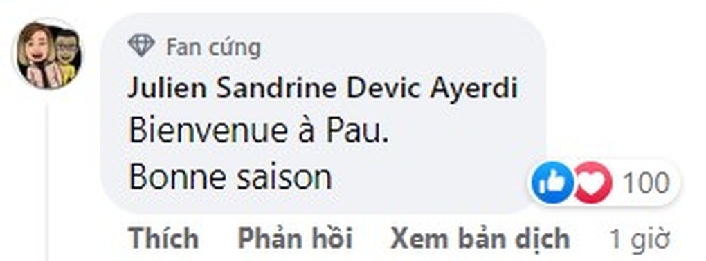 Cổ động viên Pau FC: Hy vọng Quang Hải sẽ chơi tốt như Victor Lobry - 5 Cổ động viên Pau FC: Hy vọng Quang Hải sẽ chơi tốt như Victor Lobry - 5