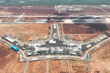 Ngắm "trái tim" sân bay Long Thành sau 10 tháng khởi công