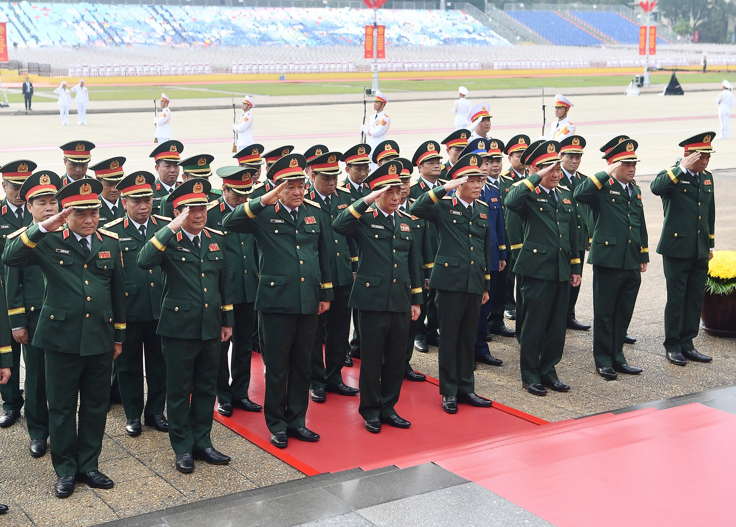 Lãnh đạo Đảng, Nhà nước vào Lăng viếng Bác nhân dịp 80 năm Quốc khánh 2/9 - 7