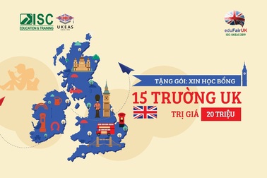 Tặng gói dịch vụ xin học bổng vào 15 trường Anh quốc trị giá 20 triệu tại triển lãm du học Edufair UK 3.2019