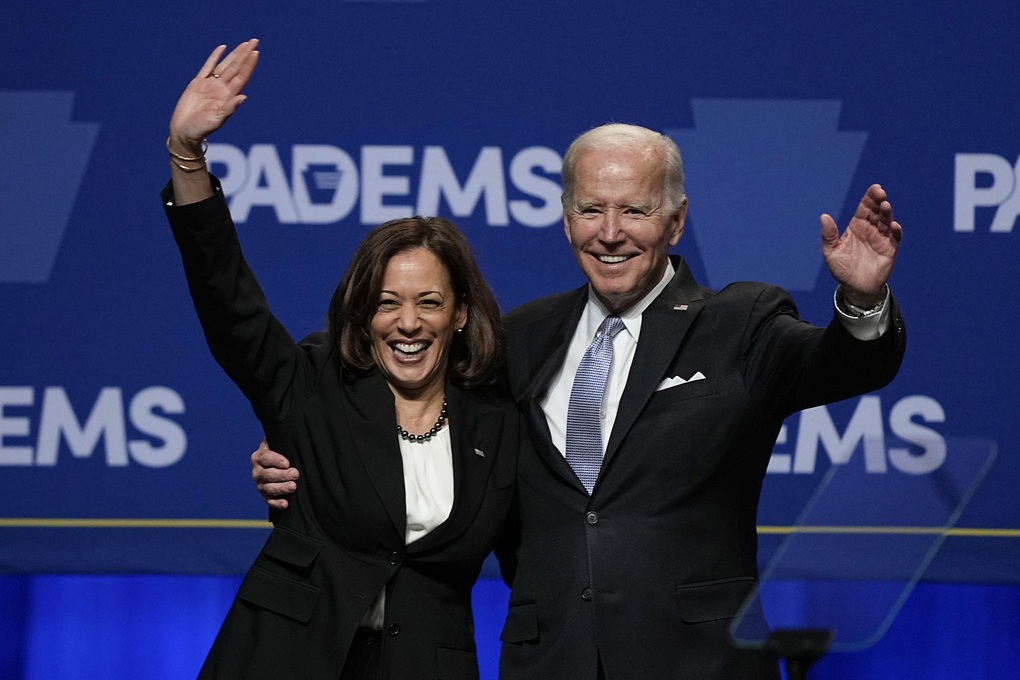 Bộ đôi Biden - Harris chuẩn bị khởi động chiến dịch tái tranh cử - 1 Bộ đôi Biden - Harris chuẩn bị khởi động chiến dịch tái tranh cử - 1