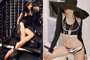 Lệ Quyên diện bikini khoe vòng eo 58cm