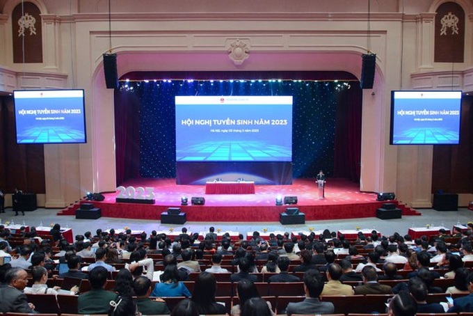 Bộ GD&ĐT tổ chức Hội nghị tuyển sinh năm 2023.