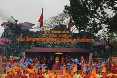 Chùa Vĩnh Nghiêm được xếp hạng di tích Quốc gia đặc biệt