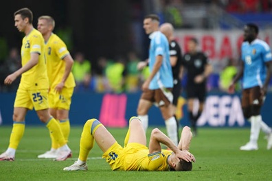 Bỉ đại chiến Pháp, Ukraine bị loại đầy nghiệt ngã