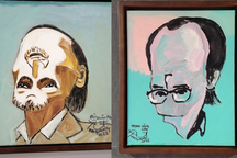 Ngắm chân dung "đảo ngược" của Trịnh Công Sơn, Bùi Xuân Phái