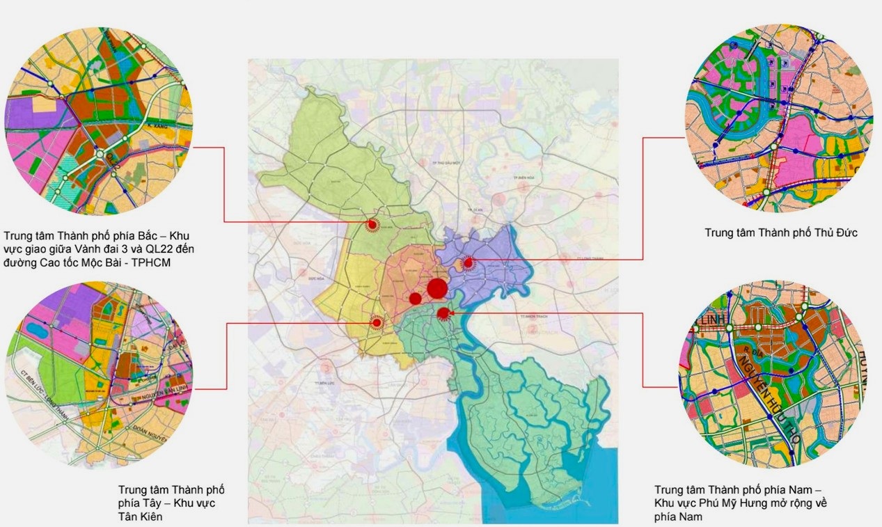 View - TPHCM muốn phát triển theo mô hình đa trung tâm | Báo Dân trí