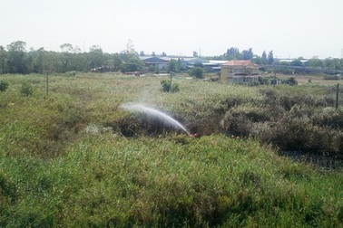 “Hú vía” với đám cháy bùng phát trong khu hành chính huyện