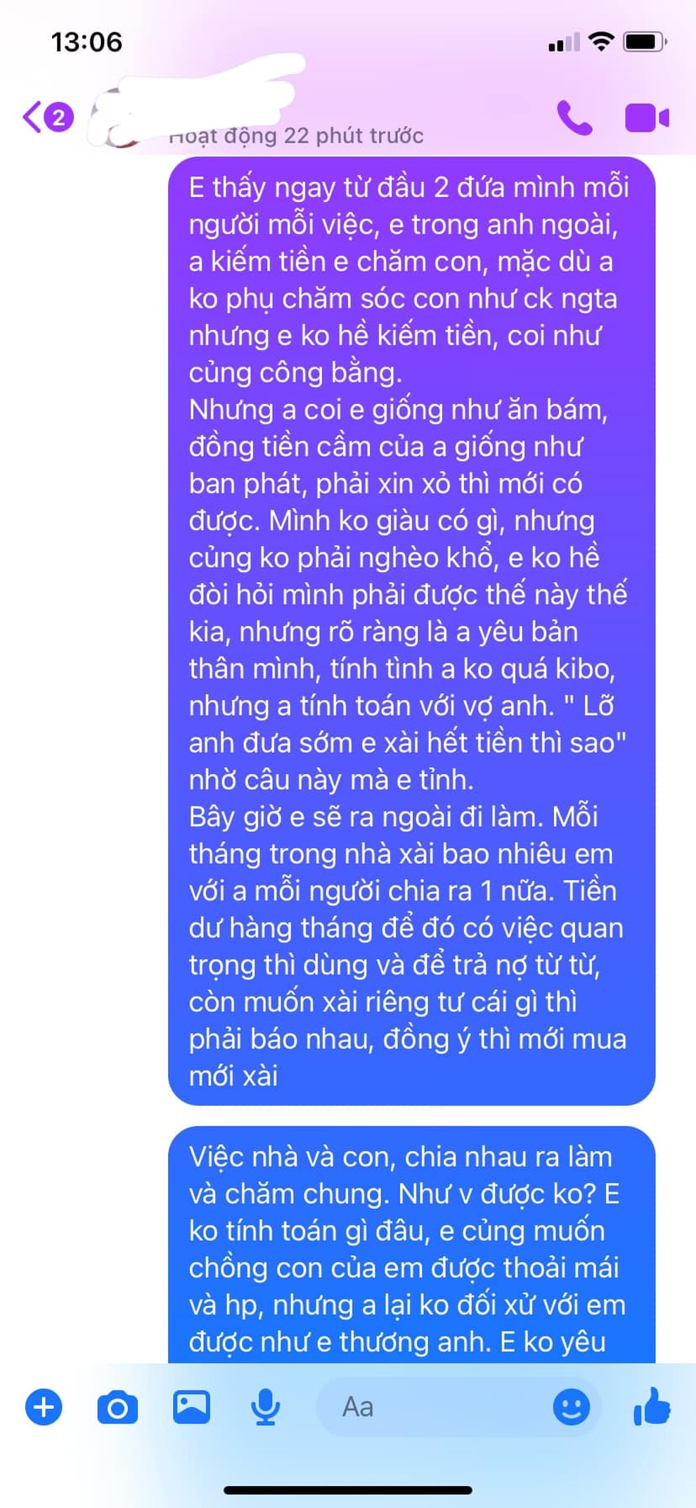 Chồng thu nhập tháng hơn trăm triệu đồng, đưa vợ được 2 triệu còn sợ... phí - 2 Chồng thu nhập tháng hơn trăm triệu đồng, đưa vợ được 2 triệu còn sợ... phí - 2