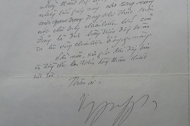 Xúc động tìm lại bức thư của Đại tướng gửi người dân Tây Nguyên