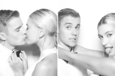 Justin Bieber hôn môi "bà xã" Hailey Baldwin say đắm trong hôn lễ thế kỷ