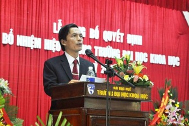 Trường ĐH Khoa học Huế có Hiệu trưởng mới