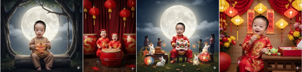 Hướng dẫn dùng AI tạo hình chủ đề Trung thu từ ảnh của chính bạn