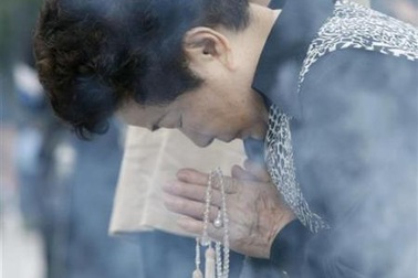 Chùm ảnh: Nhật tưởng niệm vụ ném bom nguyên tử Hiroshima 