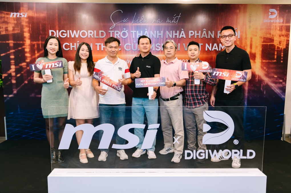 Digiworld hợp tác MSI, phân phối laptop chinh phục thị trường Việt Nam - 4 Digiworld hợp tác MSI, phân phối laptop chinh phục thị trường Việt Nam - 4