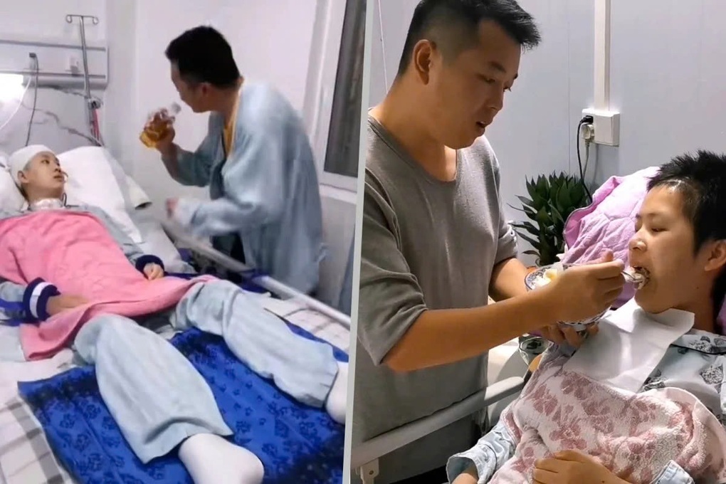 Chồng kiên trì hát, nhảy để đánh thức, vợ hôn mê phục hồi kỳ diệu - 1 Chồng kiên trì hát, nhảy để đánh thức, vợ hôn mê phục hồi kỳ diệu - 1