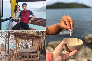 14 ngày "trăng mật" trên đảo hoang sơ của cặp vợ chồng Hà Tĩnh