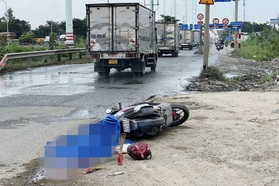 Xe ben cán một phụ nữ tử vong rồi chạy về bãi ở TPHCM