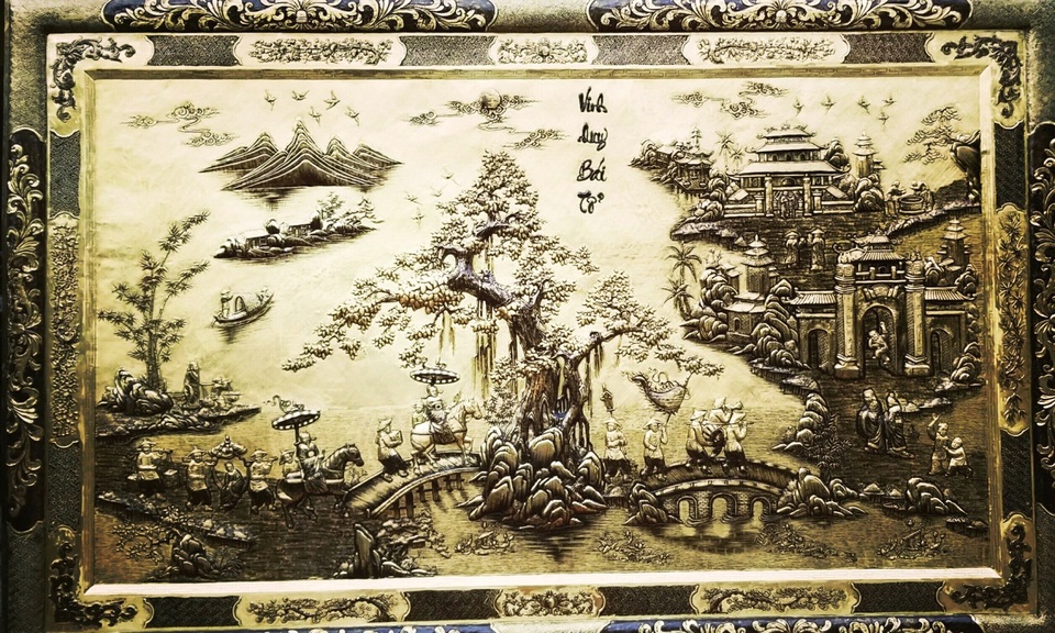 Người con thổi luồng gió mới vào những bức tranh làng Đồng Xâm - 3 Người con thổi luồng gió mới vào những bức tranh làng Đồng Xâm - 3