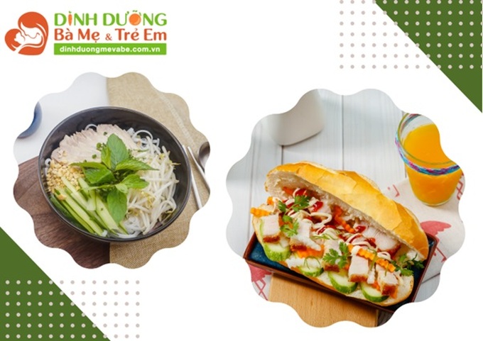 Ngân hàng thực đơn dinh dưỡng phong phú tại Phần mềm.