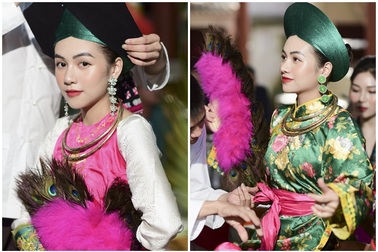 Vẻ đẹp hút hồn của “hot girl” hầu đồng xinh đẹp ở Hà Nội