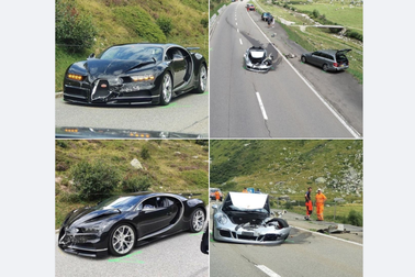 Tai nạn thiệt hại hơn 4 triệu USD vì tài xế siêu xe Bugatti "mất kiên nhẫn"