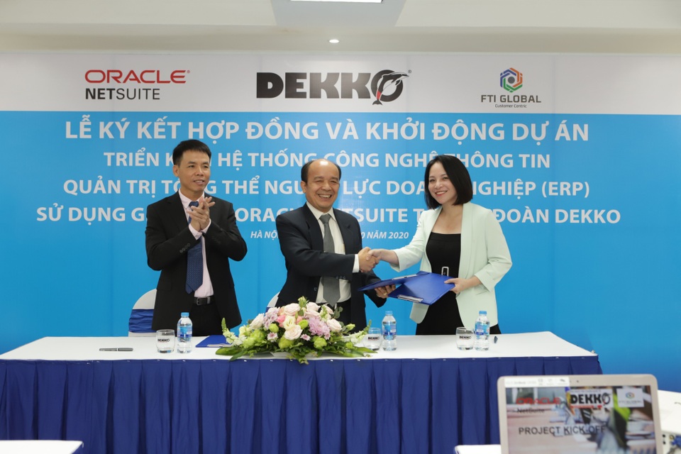 DEKKO triển khai hệ thống công nghệ thông tin quản trị tổng thể nguồn lực doanh nghiệp - 1 DEKKO triển khai hệ thống công nghệ thông tin quản trị tổng thể nguồn lực doanh nghiệp - 1