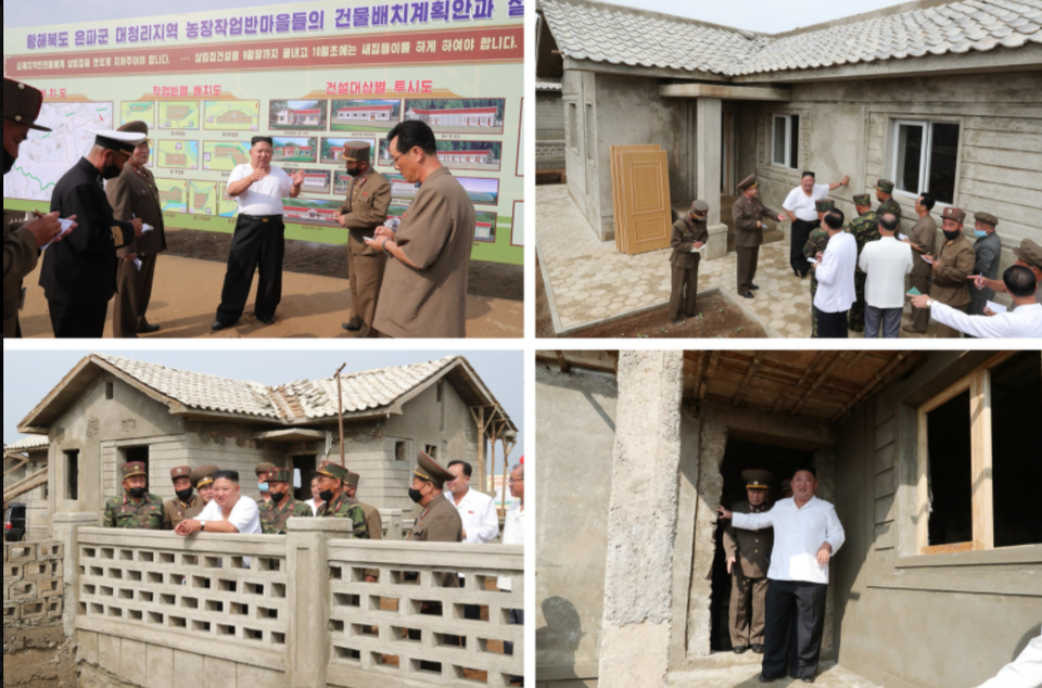 Hình ảnh khác lạ của ông Kim Jong-un khi thị sát vùng lũ - 4 Hình ảnh khác lạ của ông Kim Jong-un khi thị sát vùng lũ - 4