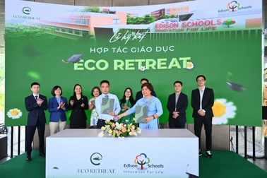 Ecopark hợp tác Edison xây dựng tổ hợp giáo dục liên cấp tại khu đô thị Eco Retreat