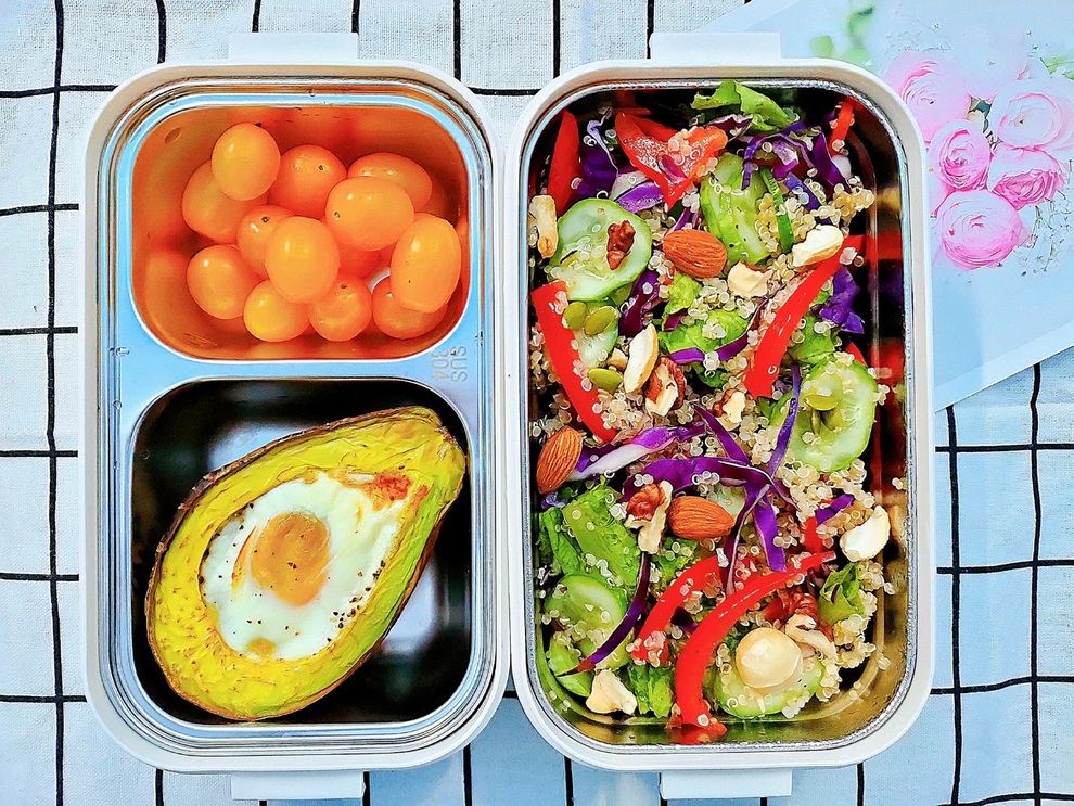 Những hộp cơm eat clean sắc màu, đủ chất dinh dưỡng của cô gái văn phòng - 3 Những hộp cơm eat clean sắc màu, đủ chất dinh dưỡng của cô gái văn phòng - 3