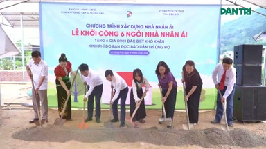 Lễ khởi công xây dựng 6 ngôi nhà Nhân ái tại tỉnh Điện Biên