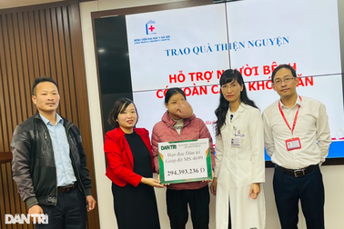 "Số tiền bạn đọc Dân trí giúp đỡ là hy vọng cho em tìm lại được gương mặt"