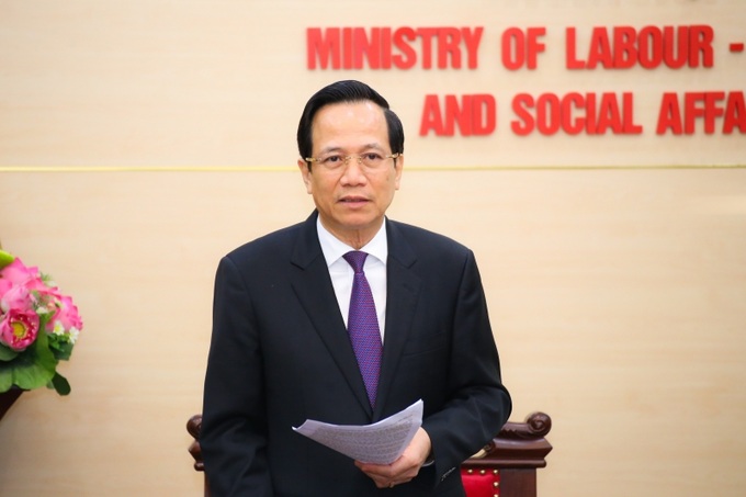 Bộ trưởng Đào Ngọc Dung chỉ đạo tại Hội nghị giao ban đầu năm 2023 - Ảnh Tống Giáp