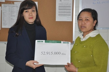 Gần 53 triệu đồng đến với em Phan Thị Thu