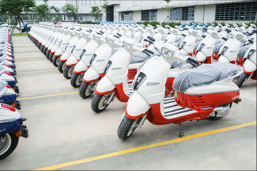 Thaco Auto tiếp tục xuất khẩu lô xe máy Peugeot Django 150cc sang ASEAN - 2 Thaco Auto tiếp tục xuất khẩu lô xe máy Peugeot Django 150cc sang ASEAN - 2