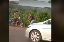 Công an thông tin việc rượt đuổi nhóm người trước trụ sở