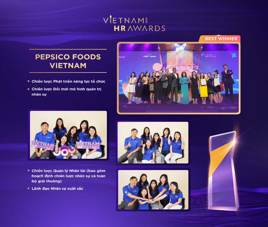PepsiCo Foods Việt Nam nhận giải Doanh nghiệp xuất sắc và Nơi làm việc tốt nhất - 1 PepsiCo Foods Việt Nam nhận giải Doanh nghiệp xuất sắc và Nơi làm việc tốt nhất - 1