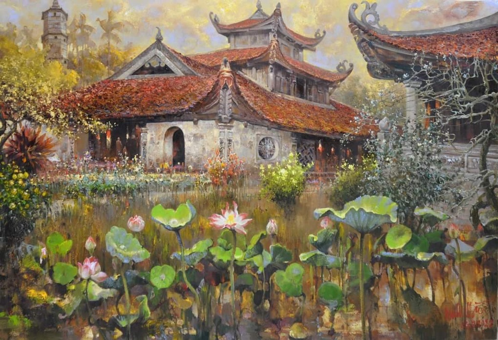 Triển lãm tranh Xuôi dòng sông Thu 2022: Mãn nhãn nghệ thuật và nhân văn - 6 Triển lãm tranh Xuôi dòng sông Thu 2022: Mãn nhãn nghệ thuật và nhân văn - 6