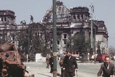 Xuất hiện đoạn phim màu về Berlin sau Thế chiến II