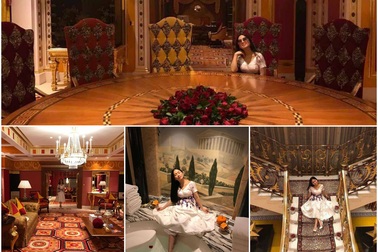 Tậu máy bay mới, ở khách sạn 7 sao, em gái Cẩm Ly gây “choáng”