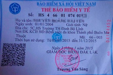Sẽ đổi cấp mới hơn 32 nghìn thẻ BHYT học sinh cùng sinh nhật