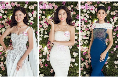 Cận cảnh nhan sắc Top 10 Hoa hậu Việt Nam 2016