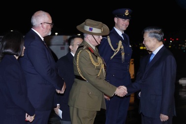 Tổng Bí thư, Chủ tịch nước Tô Lâm bắt đầu thăm cấp Nhà nước Australia