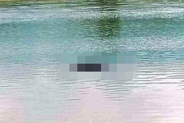 Thi thể nam thanh niên nổi trên sông Lam