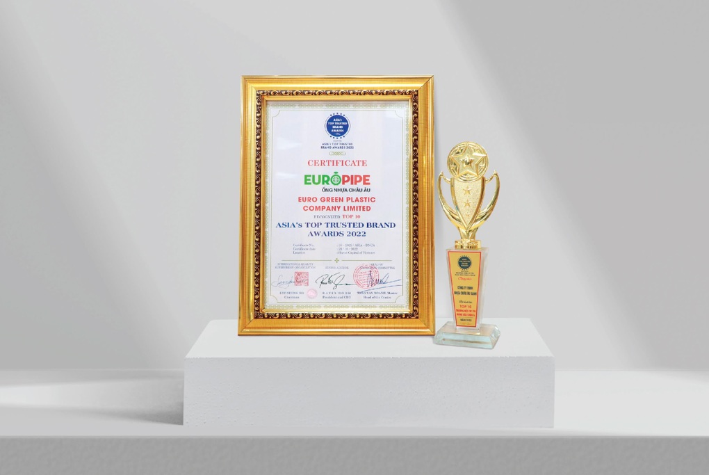 EUROPIPE nhận giải Top 10 thương hiệu uy tín hàng đầu châu Á - 2 EUROPIPE nhận giải Top 10 thương hiệu uy tín hàng đầu châu Á - 2