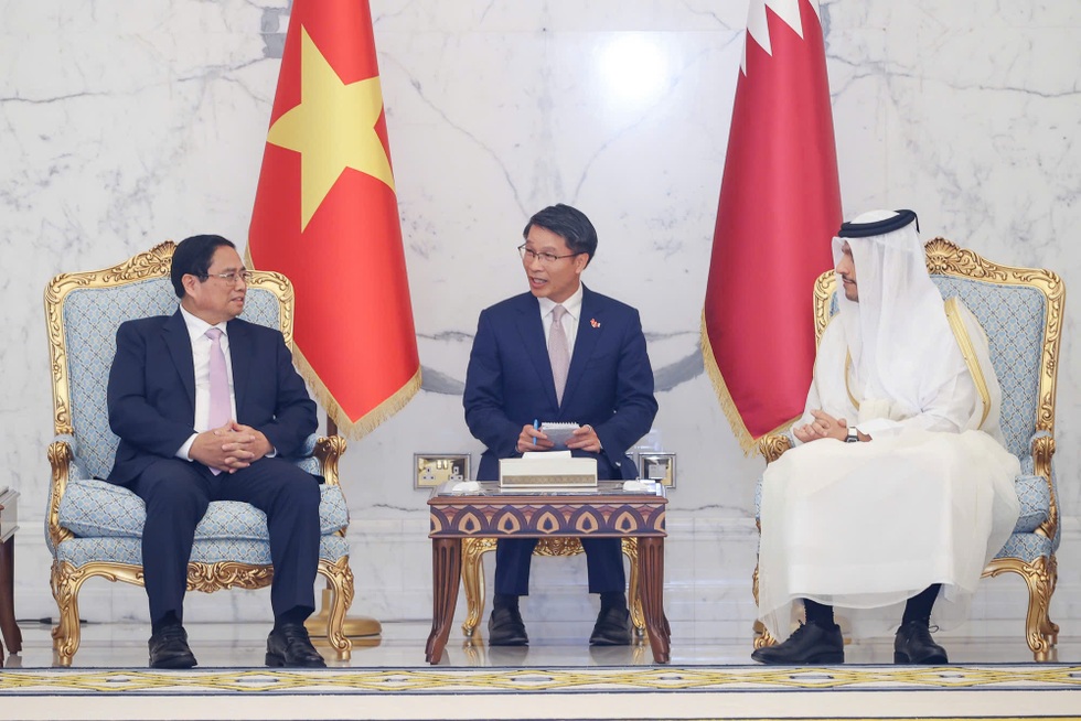 Lễ đón chính thức Thủ tướng Phạm Minh Chính tại Qatar - 10 Lễ đón chính thức Thủ tướng Phạm Minh Chính tại Qatar - 10