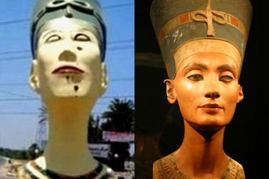 Người Ai Cập tức giận vì tượng “người đẹp sông Nile” xấu như… “quái vật”