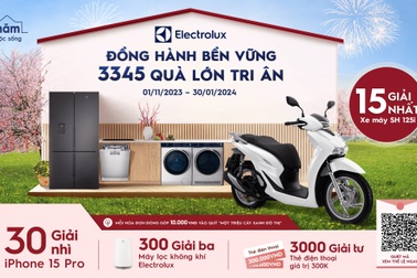 Electrolux kỷ niệm 104 năm thành lập với hơn 3.000 quà lớn