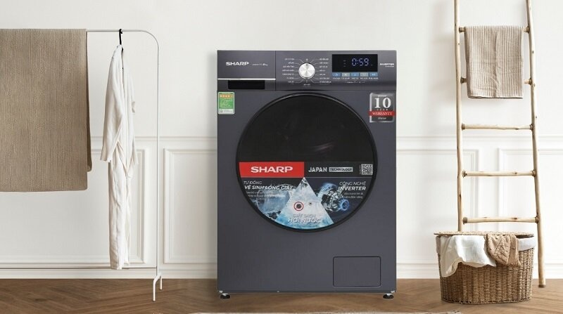 Có nên mua máy giặt Sharp Inverter 11 kg ES-FM110CB năm 2025?